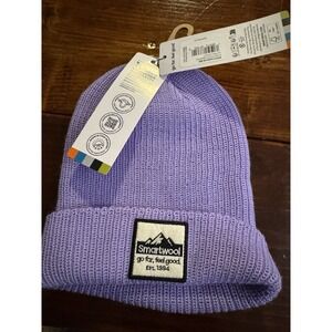 Smartwool Ski Town Hat Ultra Violet‎ Winter Womens Hat (K SW Patch Beanie)